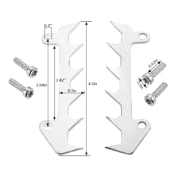 2pcs Bumper Spike Felling Dog and Screw Fit for Stihl MS170 MS180 230 250 171 181 018 021 190T Chainsaw Grass Cutter Lawn Mower
