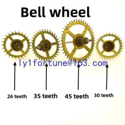 Suitable for Mechanical Seat/Wall Clock Desk Clock Floor Bell Gear Accessories Horse Wheel Escapement Wheel