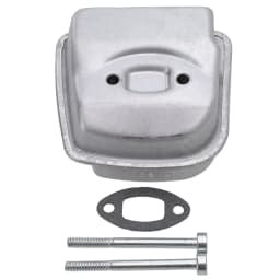 Exhaust Muffler Gasket Chainsaw Parts For FS55 Chainsaw Garden Tool Spare Parts Exhaust Muffler Metal