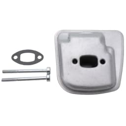 Exhaust Muffler Gasket Chainsaw Parts For FS55 Chainsaw Garden Tool Spare Parts Exhaust Muffler Metal