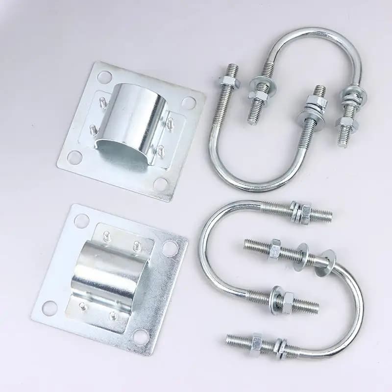 20/25/32mm Omni Fiberglass Antenna Clip Anti-falling Bracket Holder U Bolts Installation Clamp Holding Pole Fixation