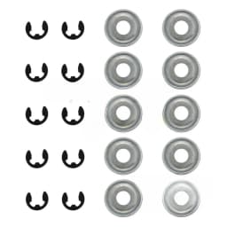10Pcs Lawn Mower Chainsaw Clutch Drum Washer with E-Clip For Stihl MS250 MS260 MS290 MS440 MS460 MS660 for Husqvarna 362 365 371