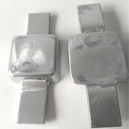 0.5kg 1kg Welded Marine Zinc Block Zinc Anode Anti-Corrosion Zinc Alloy Anode Factory Direct Supply Spot Iron Feet Customize
