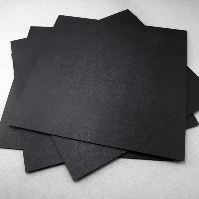 Durable Kydex Thermoplastic Sheet 1.5/2mm Black Plate DIY Material for Knife Sheath 300mm Hot Forming Thermoformed Board
