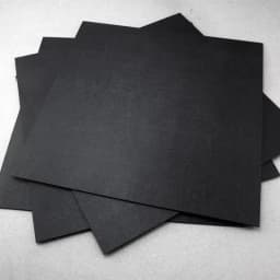 Durable Kydex Thermoplastic Sheet 1.5/2mm Black Plate DIY Material for Knife Sheath 300mm Hot Forming Thermoformed Board