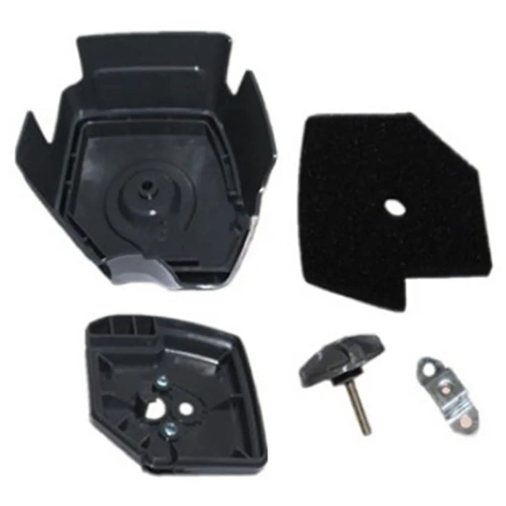 Engine Air Filter Assembly for TJ53E TJ45E Lawn Mower Ground Drill Compatible Bottom Filter for Enhanced Engine Protection