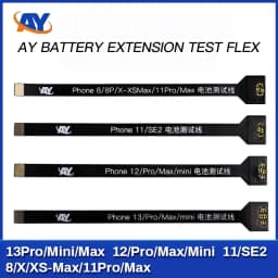 AY Battery Extension Test Flex For Phones 8G 8PLUS X XS XSMAX 11 11Pro 11Promax 12 13 Pro Max 12Mini 13mini Test Connecting Line