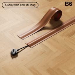 4.2/5.5M PVC Cord Cord Cover Floor For Wires On Floor Soft Floor Cable Cover Cord Hider Floor Cable Management Cable Protector