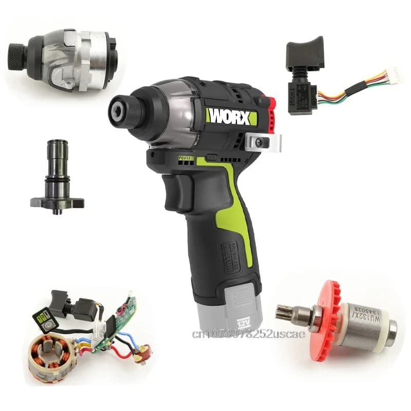 Orginal new Switch Driver motor reducer casing toothed wheel shell chuck parts for WORX WU132X Electric screwdriver[Non WU132]