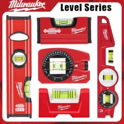 Milwaukee Level Series Premium Spirit Levels & Angle Finders High Accuracy Hand Tools for Construction/Plumbing/Woodworking