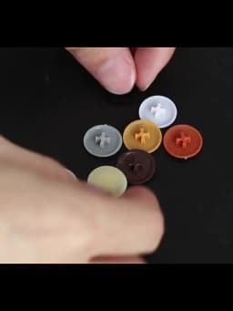 Furniture Hardware Car Home Decor Bolts Exterior Nuts Covers Screw Lids Self-tapping Snap Cap Nuts Covers Screws Fold Snap