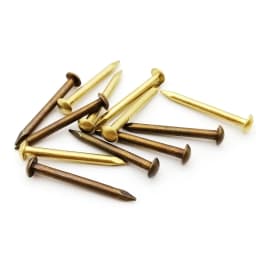 Antique Brass Bronze Golden Diameter 1.2mm 1.5mm 2mm 2.8mm Pure Copper Small Mini Round Head Furniture Nail Tack Length=8–50mm