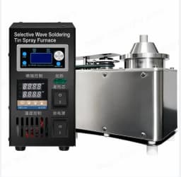 Selective Solder System 1500W 5KG PCB Rework Station Lead-Free Solder Fountain PID Temp Control Through-Hole 110V
