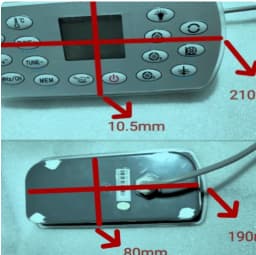 KL8-3H Spa Keyboard Hot Tub Controller Panel Suitable for JAZZI J&J SERVE Spa Kingston Mona Lisa Mesda