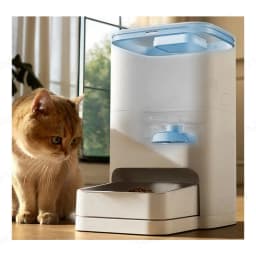 Smart pet feeder large capacity automatic timing quantitative food dispenser for cat dog kibble and snacks