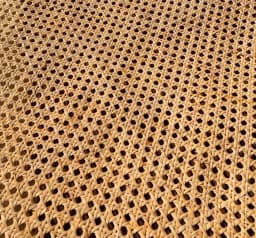 Natural Rattan Cane Webbing Roll 55/60/65/70cm Width Large Size Rattan Roll, Caning Material Rattan fabric for Caning Projects