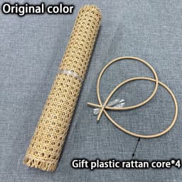 Natural Rattan Cane Webbing Roll 40/45/50/55cm Width Large Size Rattan Roll, Caning Material Rattan Fabric for Caning Projects