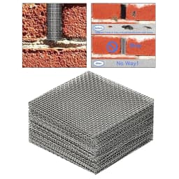 24x Weep Hole Covers Brick Weep Hole Inserts Mesh Design High Performance Bendable Window Holes Cover for Home Protection