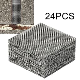 24x Weep Hole Covers Brick Weep Hole Inserts Mesh Design High Performance Bendable Window Holes Cover for Home Protection