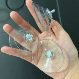 Factory supply custom M4 M5 M6 M8 transparent screw PVC strong suction cup for car window insert injection molding