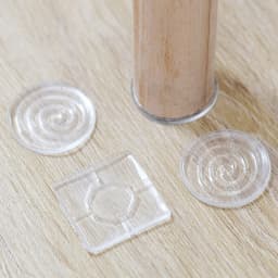 4PCS/set Transparent Silicone Furniture Foot Mat Table Sofa Foot PU Adhesive Patch Anti-collision Bed Leg Mute Non-slip Mat
