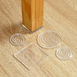 4PCS/set Transparent Silicone Furniture Foot Mat Table Sofa Foot PU Adhesive Patch Anti-collision Bed Leg Mute Non-slip Mat