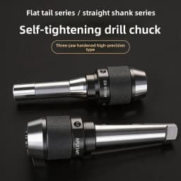 MT2-APU13 16 M10 Integrated Keyless Drill Chuck Straight Shank Self-Tightening for Milling Drilling Machine
