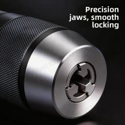 MT2-APU13 16 M10 Integrated Keyless Drill Chuck Straight Shank Self-Tightening for Milling Drilling Machine