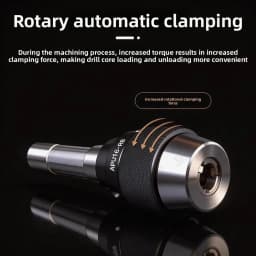 MT2-APU13 16 M10 Integrated Keyless Drill Chuck Straight Shank Self-Tightening for Milling Drilling Machine