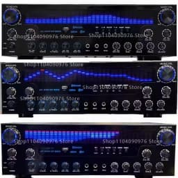 7.1 Channel High Power Bluetooth Home Theater Amplifier for KTV Surround Sound 2000W