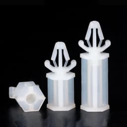LCS-5~LCS-35 Nylon Opening 4mm PC Board Plastic Isolation Circuit Board Push In Buckle Support Fixing Columns