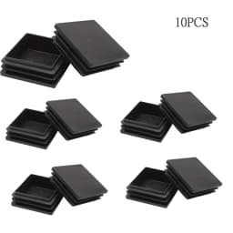 50MM square tube end cap plastic plug black plug square plug Furniture tables and chairs plastic square steel tube cover end cap