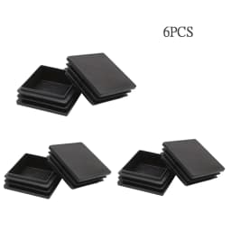 50MM square tube end cap plastic plug black plug square plug Furniture tables and chairs plastic square steel tube cover end cap