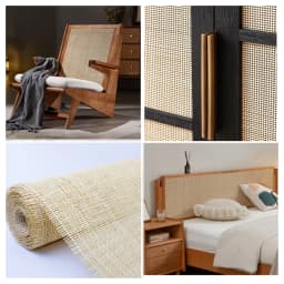 55/60/65/70cm Width Rattan Roll, Natural Caning Material, Rattan Cane Webbing Roll, Rattan fabric, Rattan material for Chair
