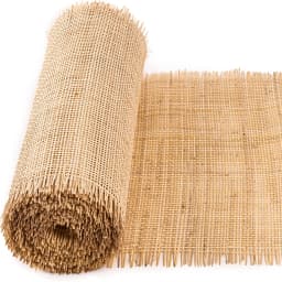 55/65/90/100cm Cane Webbing Width Natural Caning Material, Ratan roll Large Size Rattan Webbing for Headboard Cabinet Chair DIY