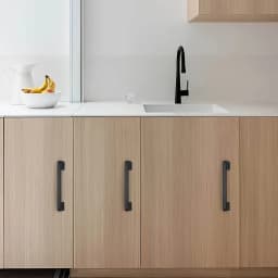 1/5pc Black Aluminum Alloy Cabinet Handles Modern Kitchen Drawer Pulls Matte Black Furniture Door Handles for Wardrobe Cupboard