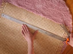 Cane Webbing 35/40/45/50/60/70/80cm Width, Natural Rattan Roll Large Size Caning Material, Rattan Cane for Cabinet Headboard