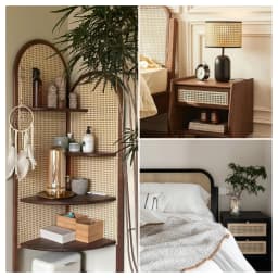 Cane Webbing 35/40/45/50/60/70/80cm Width, Natural Rattan Roll Large Size Caning Material, Rattan Cane for Cabinet Headboard