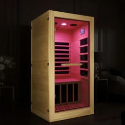 Infrared Sauna Room Indoor Home Obeche Wood 900W, Custom