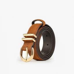 BeauToday Belt Women Cow Leather Horseshoe Buckle Sewing Retro Designer Ladies Jeans Dress Waistband Handmade 91005