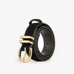 BeauToday Belt Women Cow Leather Horseshoe Buckle Sewing Retro Designer Ladies Jeans Dress Waistband Handmade 91005
