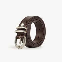 BeauToday Belt Women Cow Leather Horseshoe Buckle Sewing Retro Designer Ladies Jeans Dress Waistband Handmade 91005