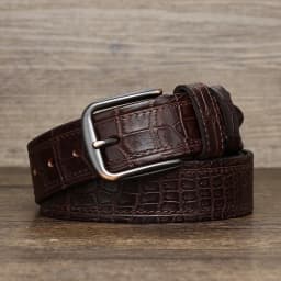 New Style Fashion Luxury Cowhide Design Men Belt Genuine Leather Individuality Pin Buckle Jeans Belts For Men's