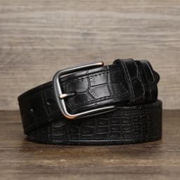 New Style Fashion Luxury Cowhide Design Men Belt Genuine Leather Individuality Pin Buckle Jeans Belts For Men's