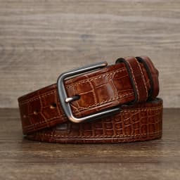 New Style Fashion Luxury Cowhide Design Men Belt Genuine Leather Individuality Pin Buckle Jeans Belts For Men's