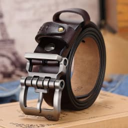 Genuine Leather Belt For Men Gift Designer Jeans Belts Men's High Quality Cowskin Personality Buckle Vintage N71223