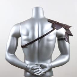 Medieval Armor PU Leather Harness Man Gothic Shoulder Belt Armour Viking Warrior Knight Cosplay Costume Renaissance Accessories