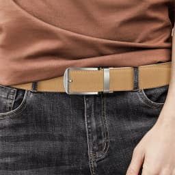 Men's PU Leather Belt Fashion Stylish Belts for Daily Life, Leisure, Party, Festival, Work, and Business Automatic Buckle