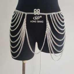 Women Sexy Leg Chain Harness Garter Belt Waist Corset Belt Leather Harness Waists Thigh Harness Gothic Clothing Accessory Belt