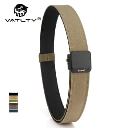 VATLTY Strong Casual Belt for EDC Metal Automatic Buckle Tactical Outdoor Belt Tight Nylon Rigid Girdle Men's Military belts